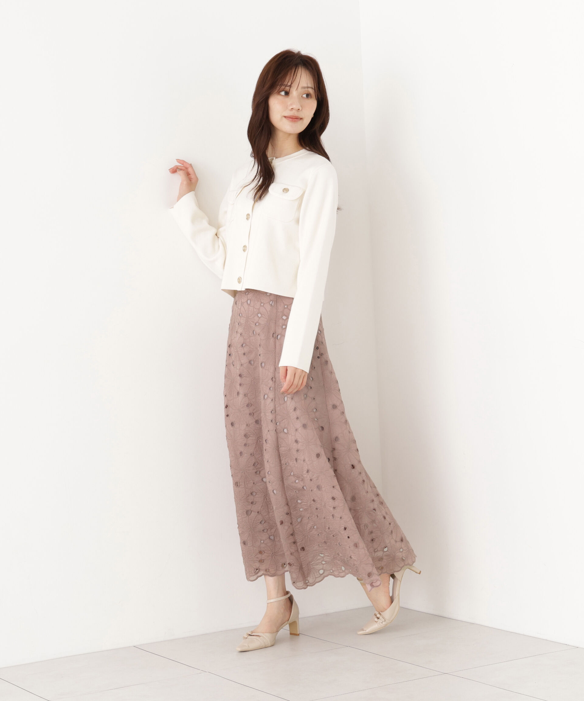 PROPORTION BODY DRESSING「シルク混カーディガン」|カーディガン|