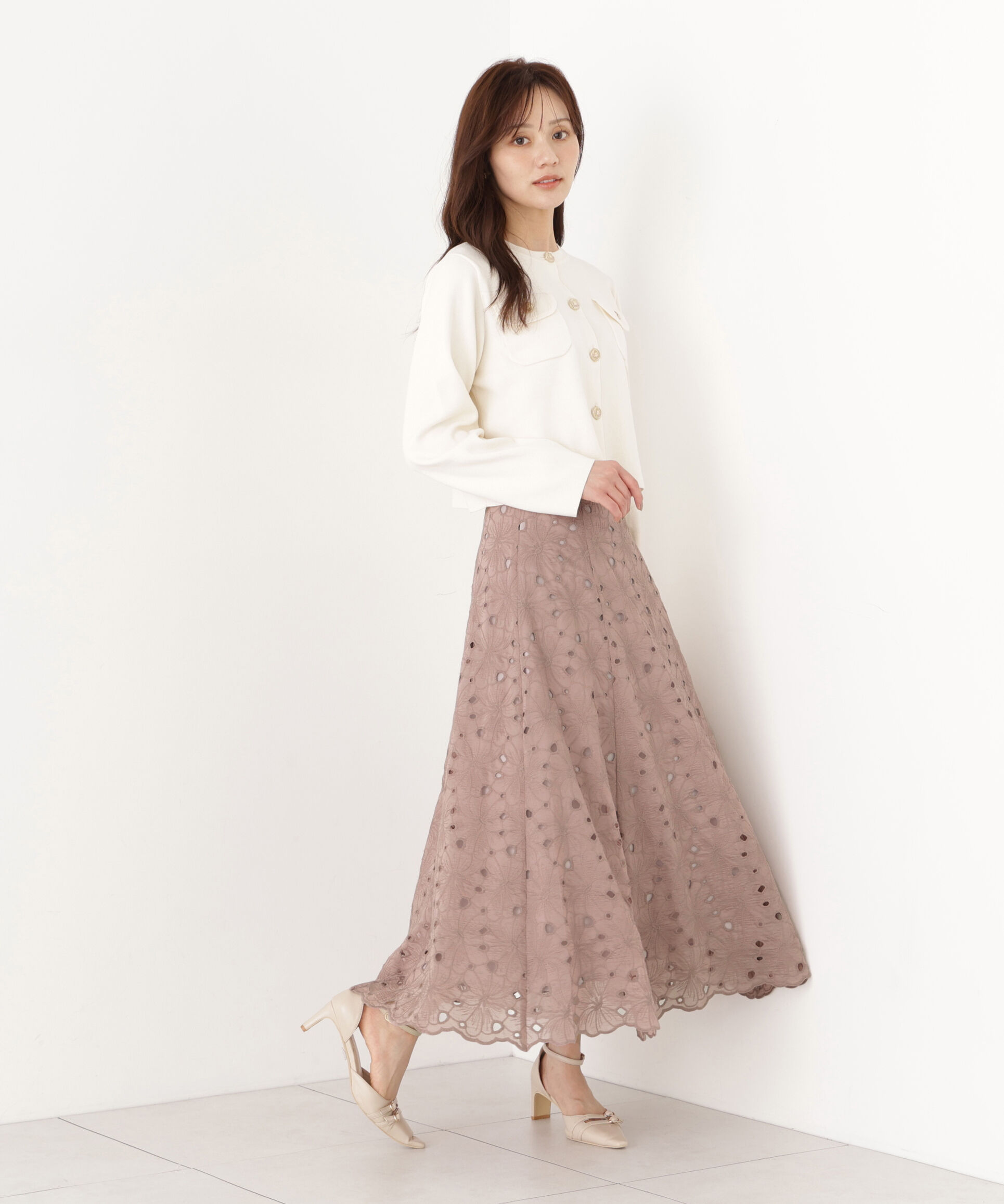 PROPORTION BODY DRESSING「シルク混カーディガン」|カーディガン|