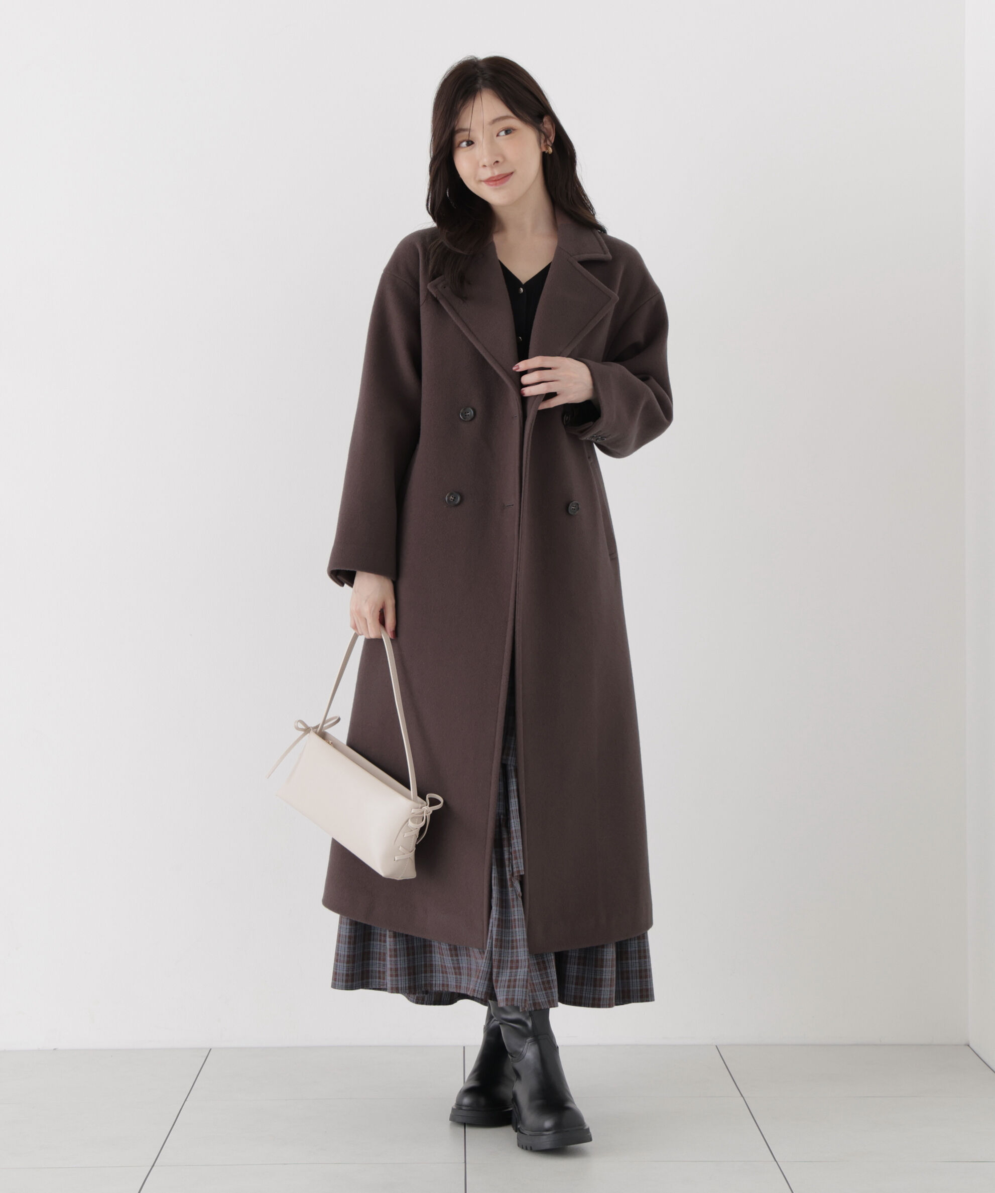 PROPORTION BODY DRESSING「ニュアンス釦ニットカーディガン」|カーディガン|