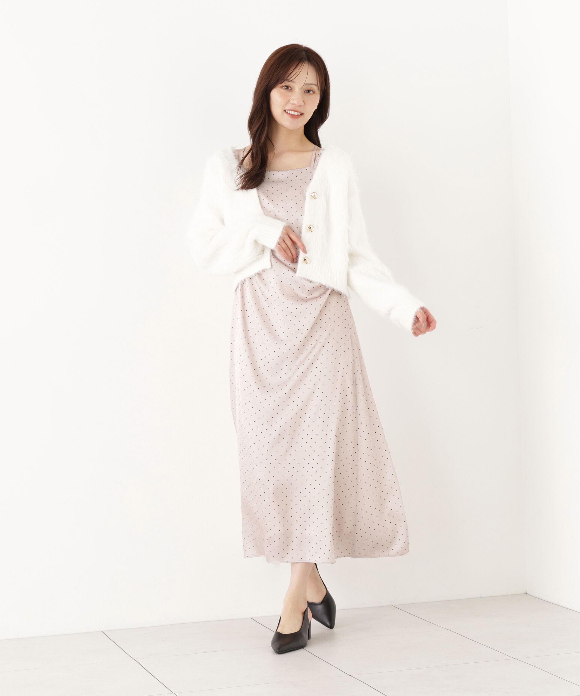 PROPORTION BODY DRESSING「シャギーショートカーディガン」|カーディガン|