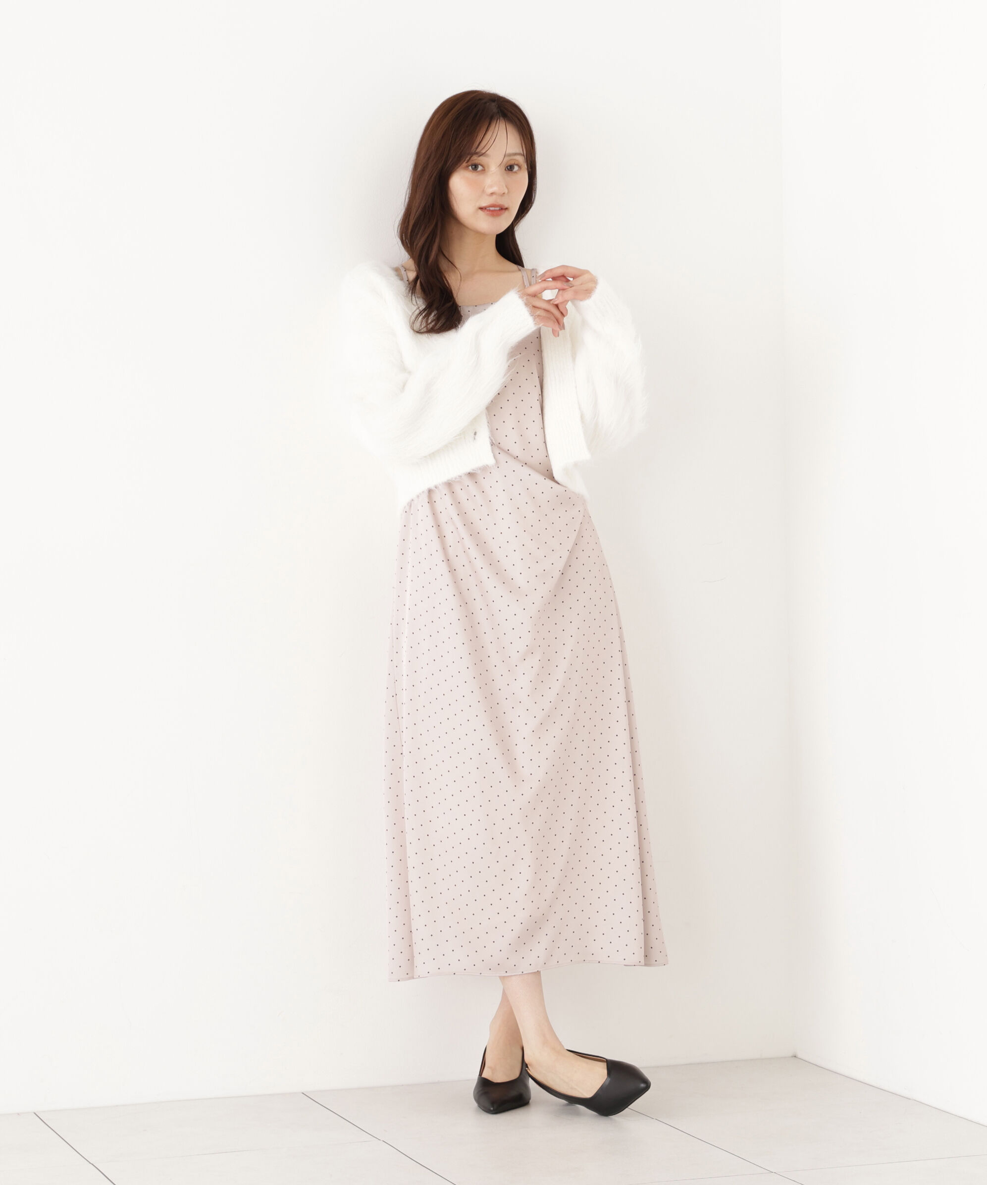 PROPORTION BODY DRESSING「シャギーショートカーディガン」|カーディガン|