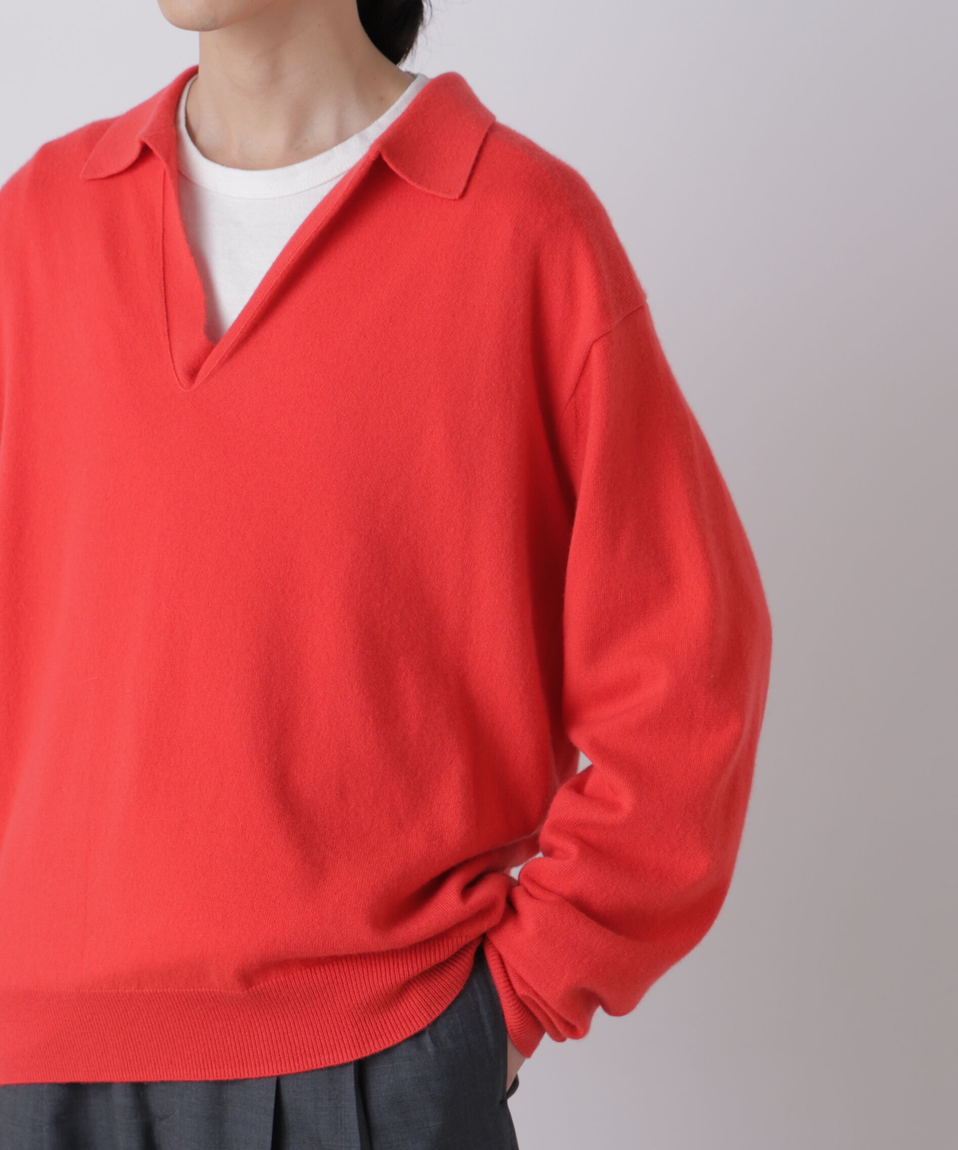 YLEVE 「YLEVE / CASHMERE KNIT SKIPPER PULLOVER」|ニット・セーター|