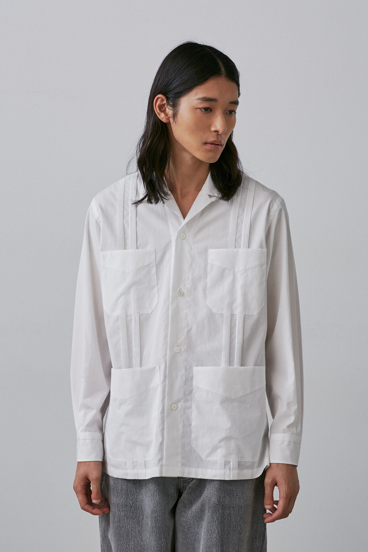 YLEVE 「BOURRIENNE &times; YLEVE / COTTON TYPEWRITER CUBAN SH / WA」|シャツ・ブラウス|
