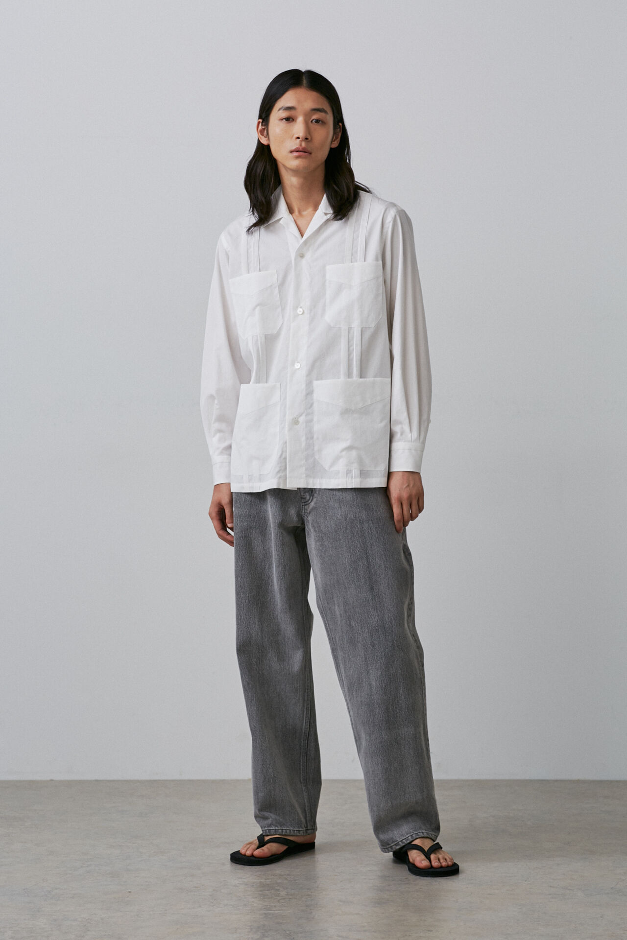 YLEVE 「BOURRIENNE &times; YLEVE / COTTON TYPEWRITER CUBAN SH / WA」|シャツ・ブラウス|