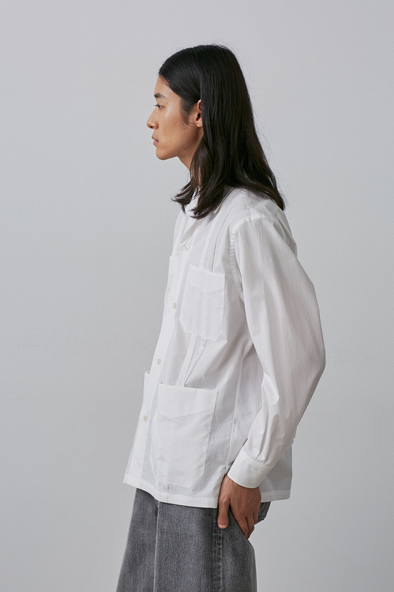 YLEVE 「BOURRIENNE &times; YLEVE / COTTON TYPEWRITER CUBAN SH / WA」|シャツ・ブラウス|
