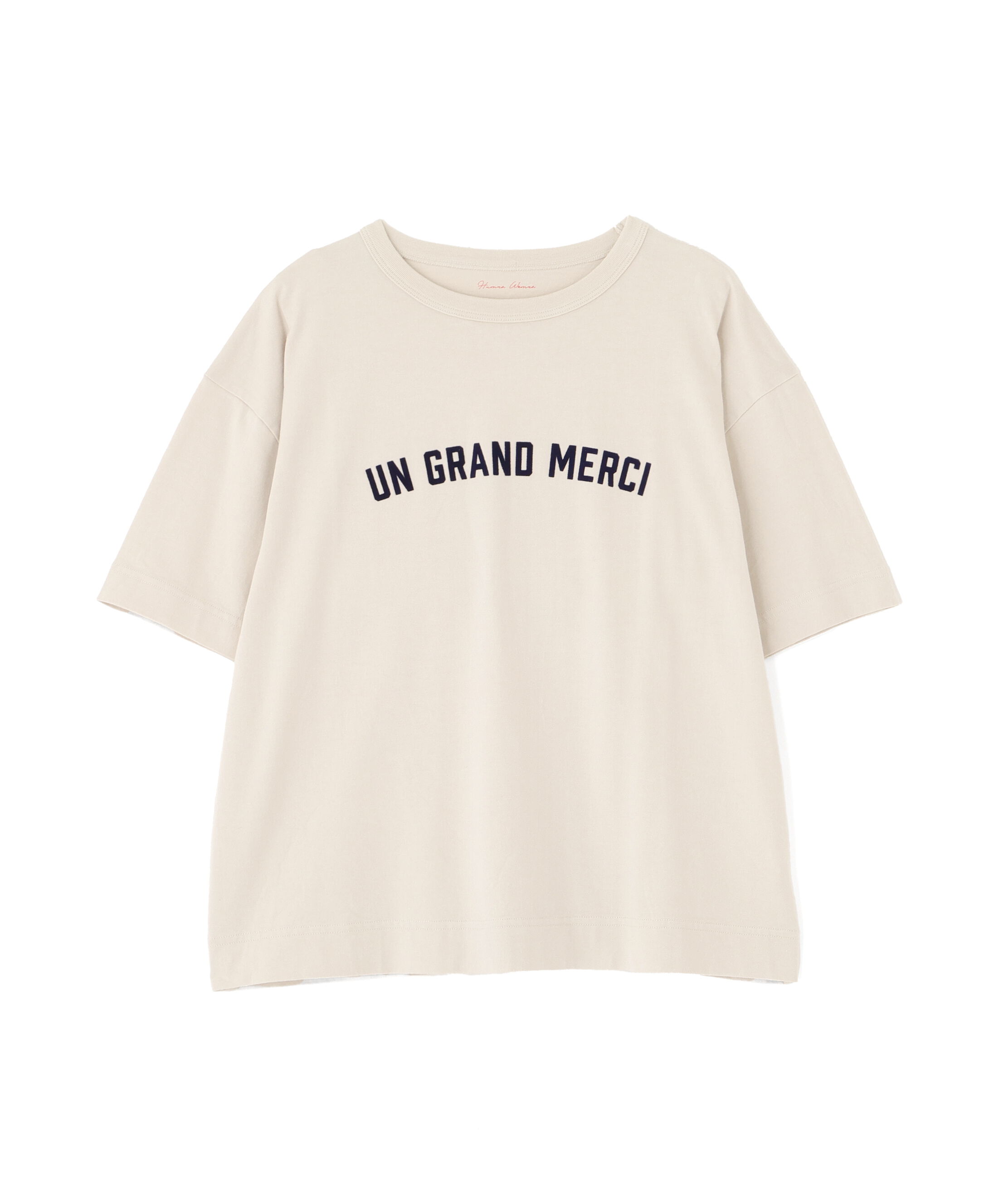  「◆フロッキープリントクルーネックＴシャツ」|Tシャツ・カットソー|