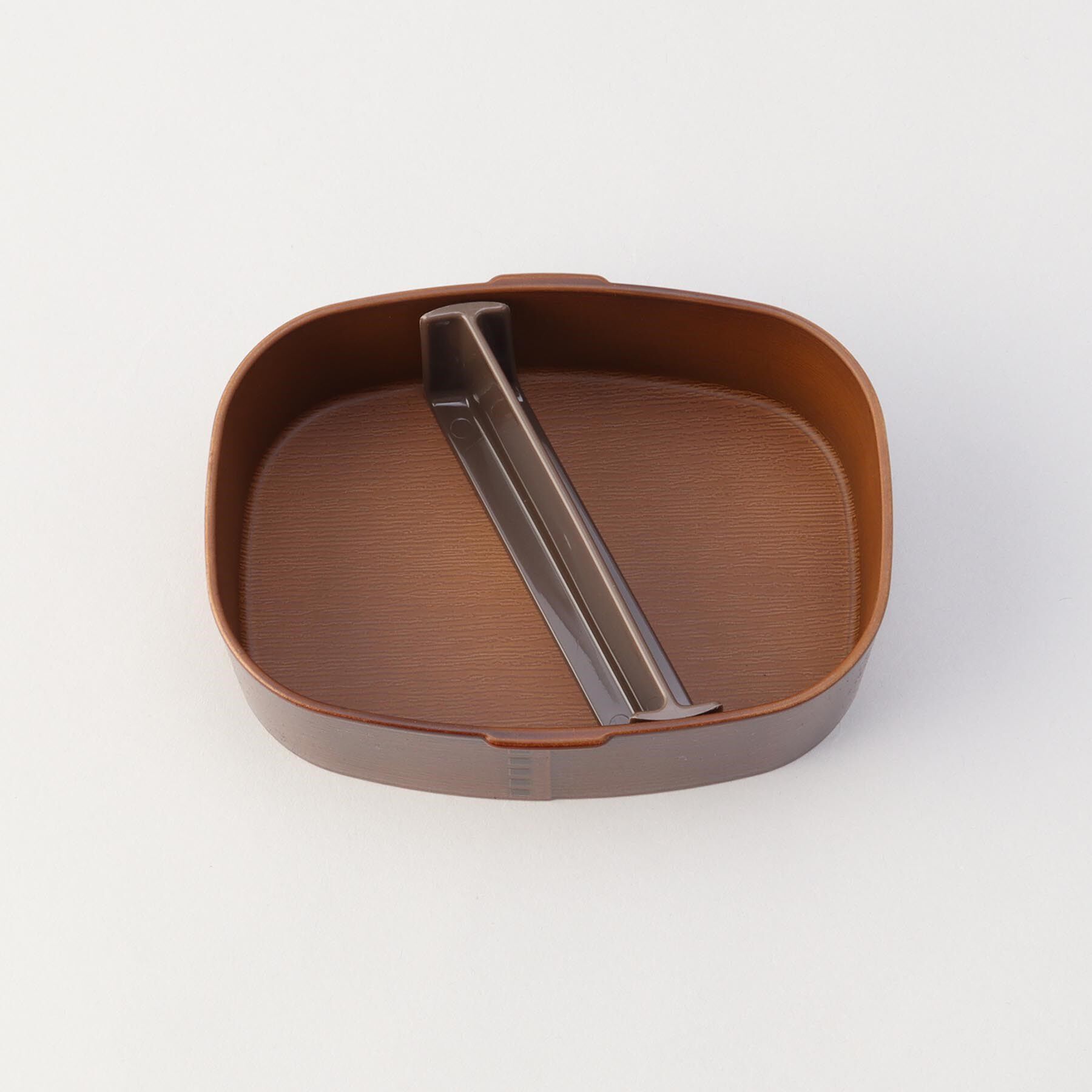 212 KITCHEN STORE「抗菌わっぱワンタッチ一段ランチボックス(仕切付) 茶」|食器・キッチングッズ|