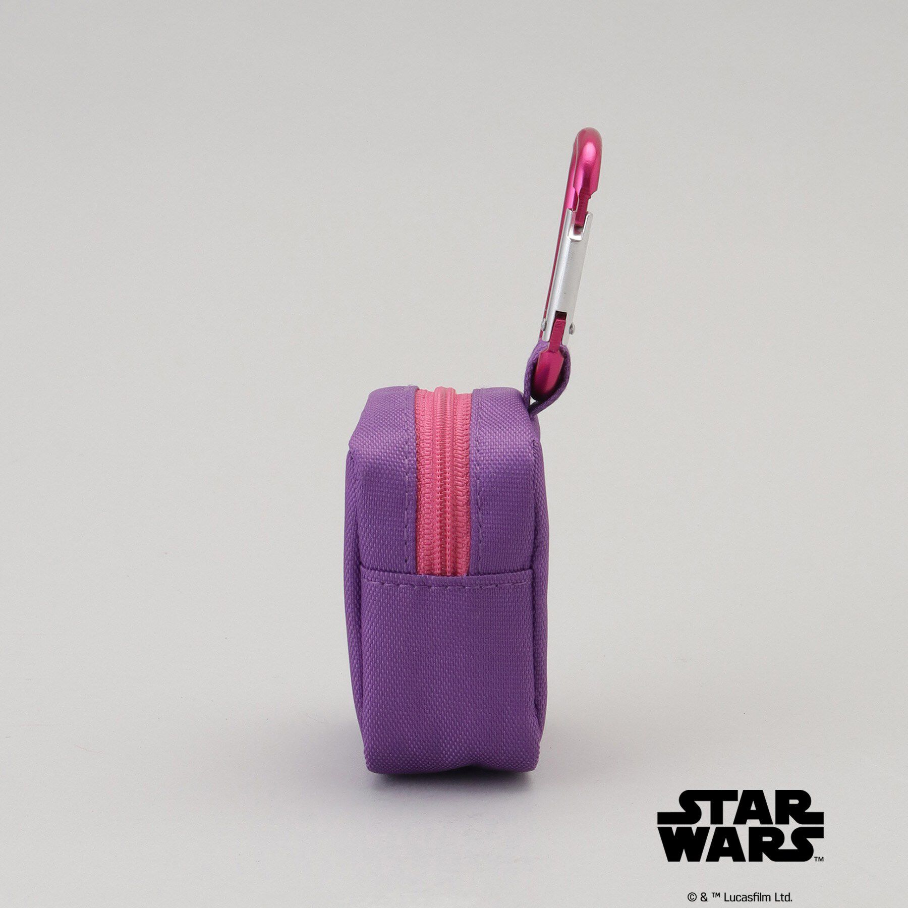 212 KITCHEN STORE「カラビナ付きミニ刺繍ポーチ ヨーダ ロゴ ＜STAR WARS スター・ウォーズ ＞」|その他|