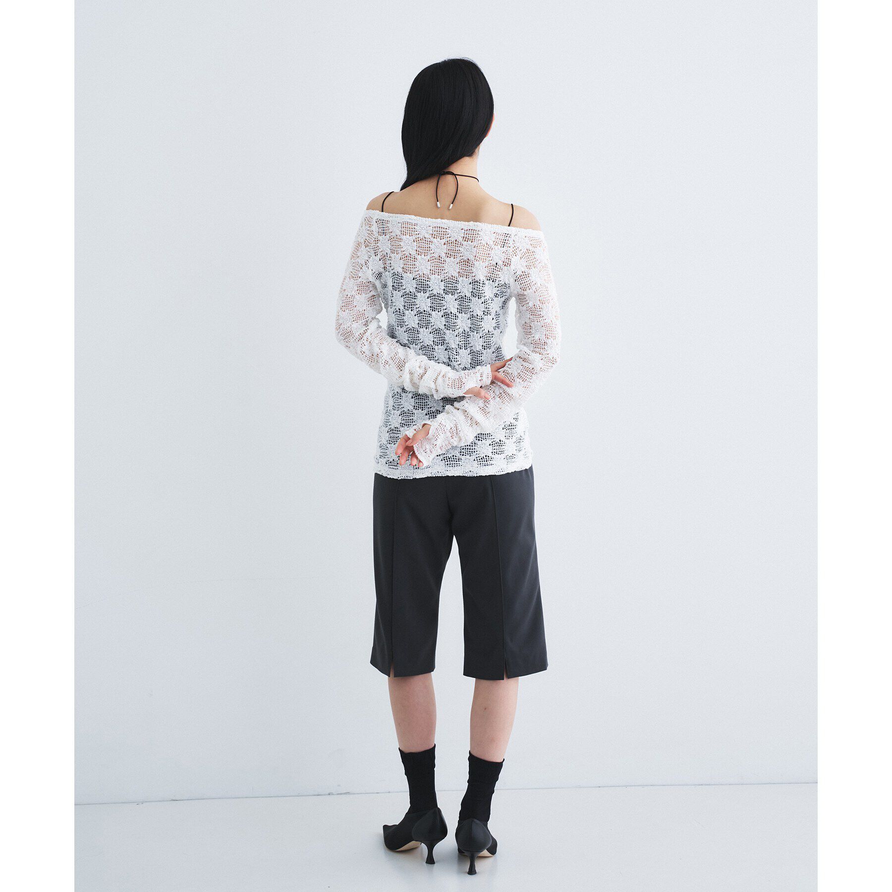 CODE A「【Re】floral lace tops」|Tシャツ・カットソー|
