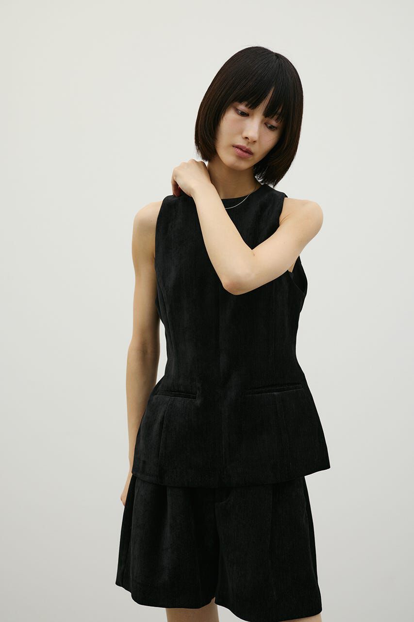 STYLEMIXER「ベロアフォルムベストトップ」|その他|
