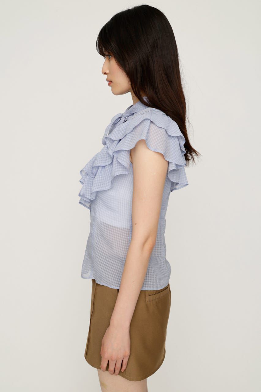 SLY「FRILL RIBBON ブラウス」|シャツ・ブラウス|