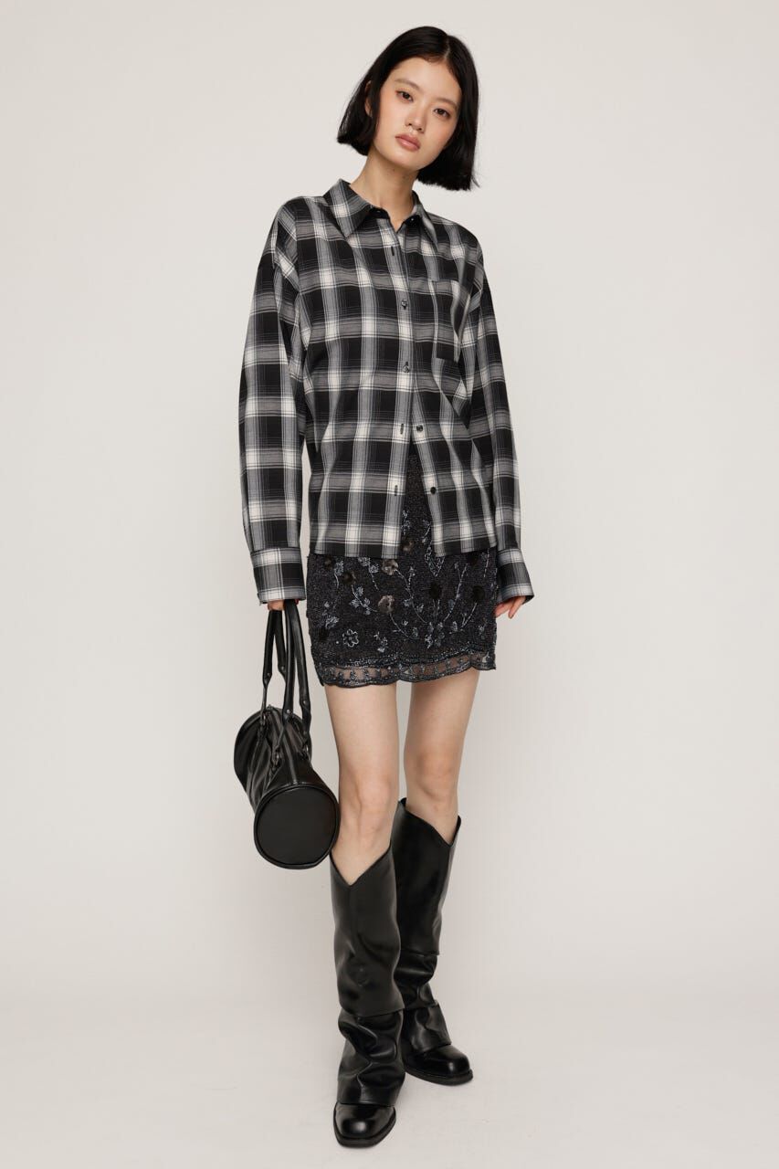 SLY「SPARKLE FLOWER ショートスカート」|スカート|