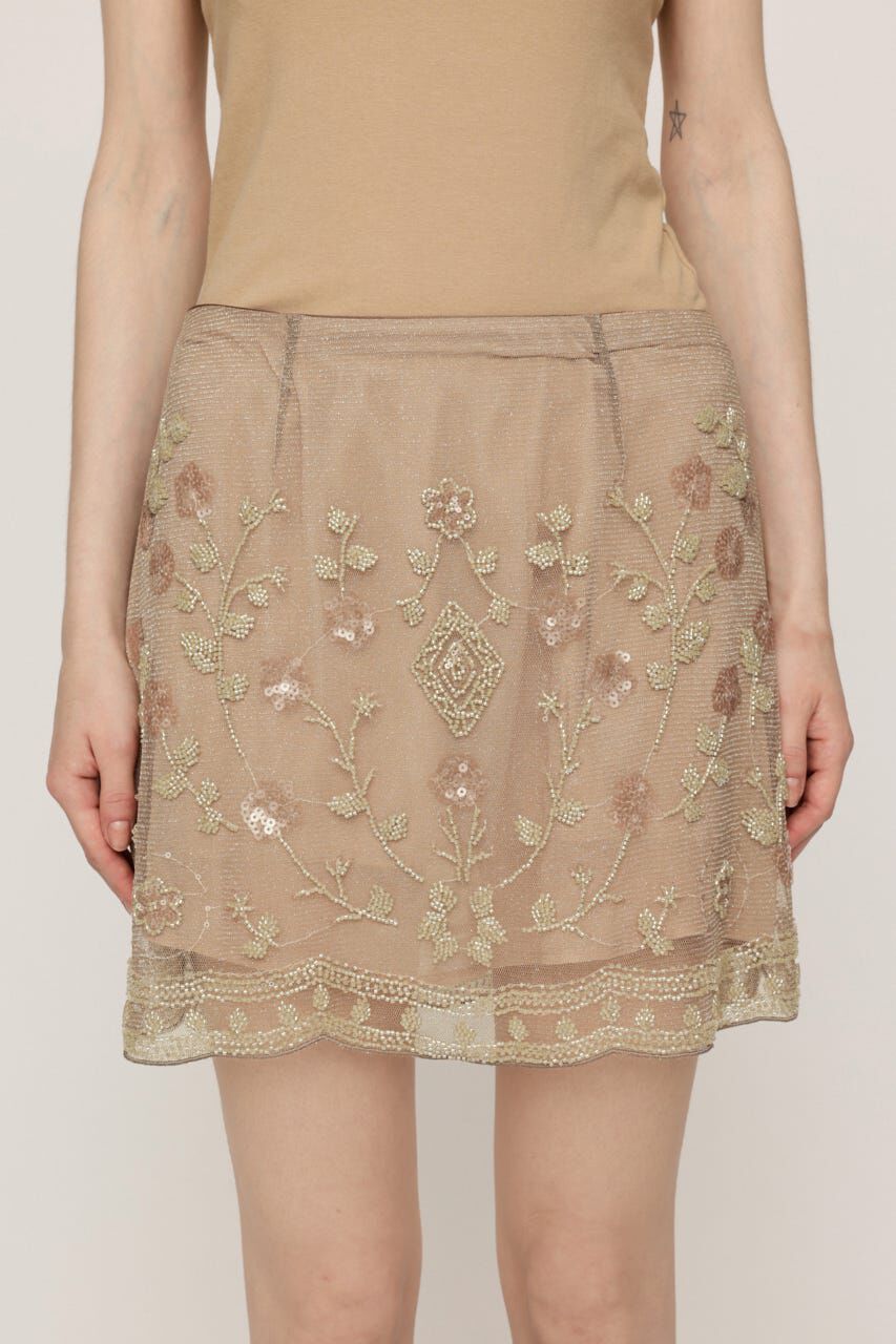 SLY「SPARKLE FLOWER ショートスカート」|スカート|