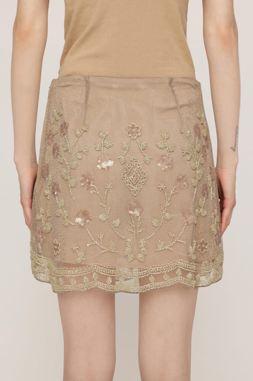 SLY「SPARKLE FLOWER ショートスカート」|スカート|