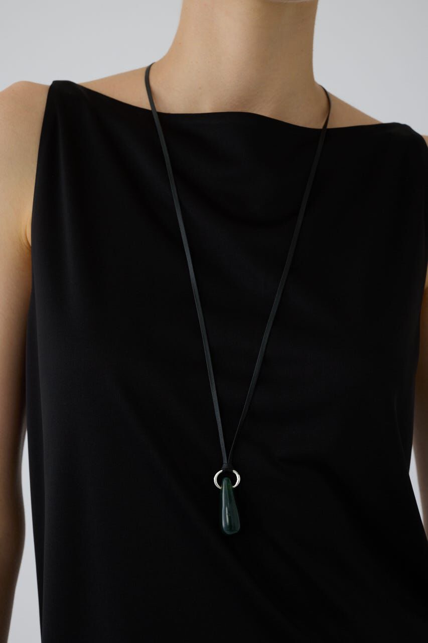 RIM.ARK 「Stone modern pendant」|ネックレス|GRN