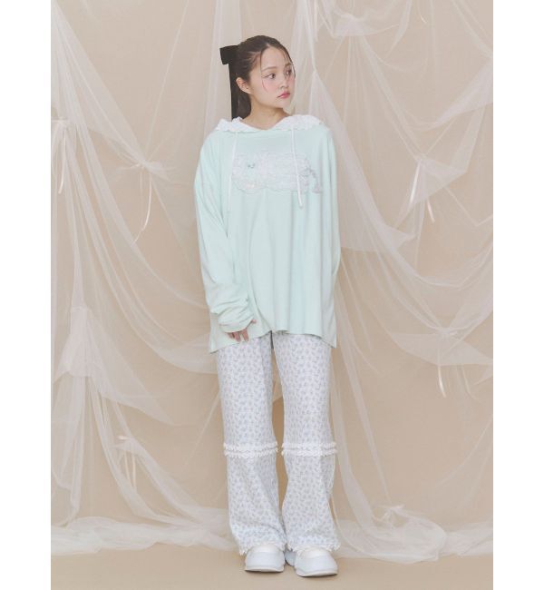 merry jenny「フードレーストップス」|Tシャツ・カットソー|