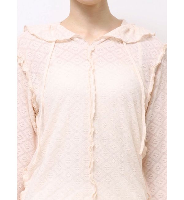 merry jenny「フードレーストップス」|Tシャツ・カットソー|