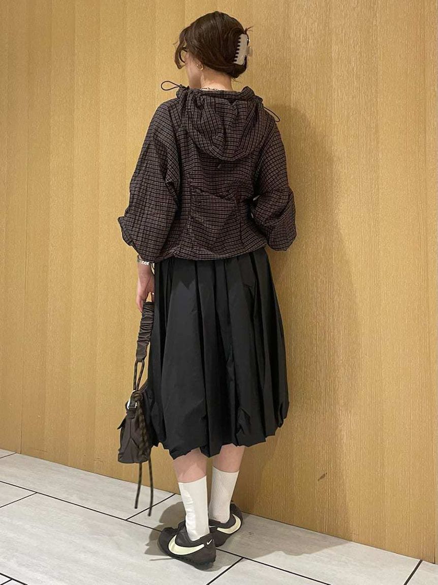 emmi atelier「ミモレ丈バルーンスカート」|スカート|