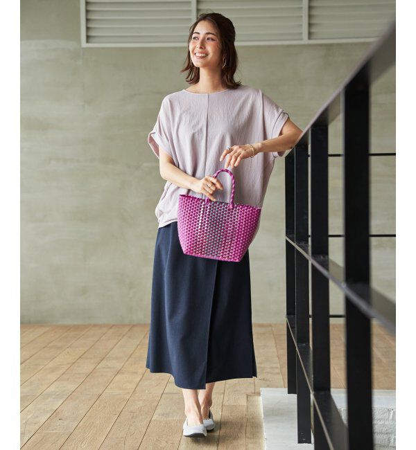ikka「ビニールマルシェミニトートバッグ」|その他|