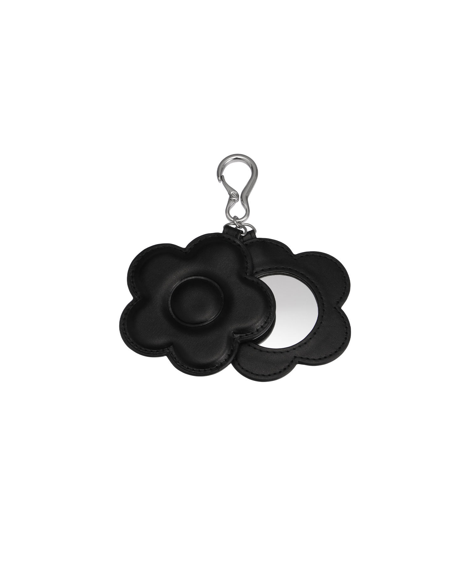 MARY QUANT「デイジーミラー バッグチャーム」|その他|ブラック