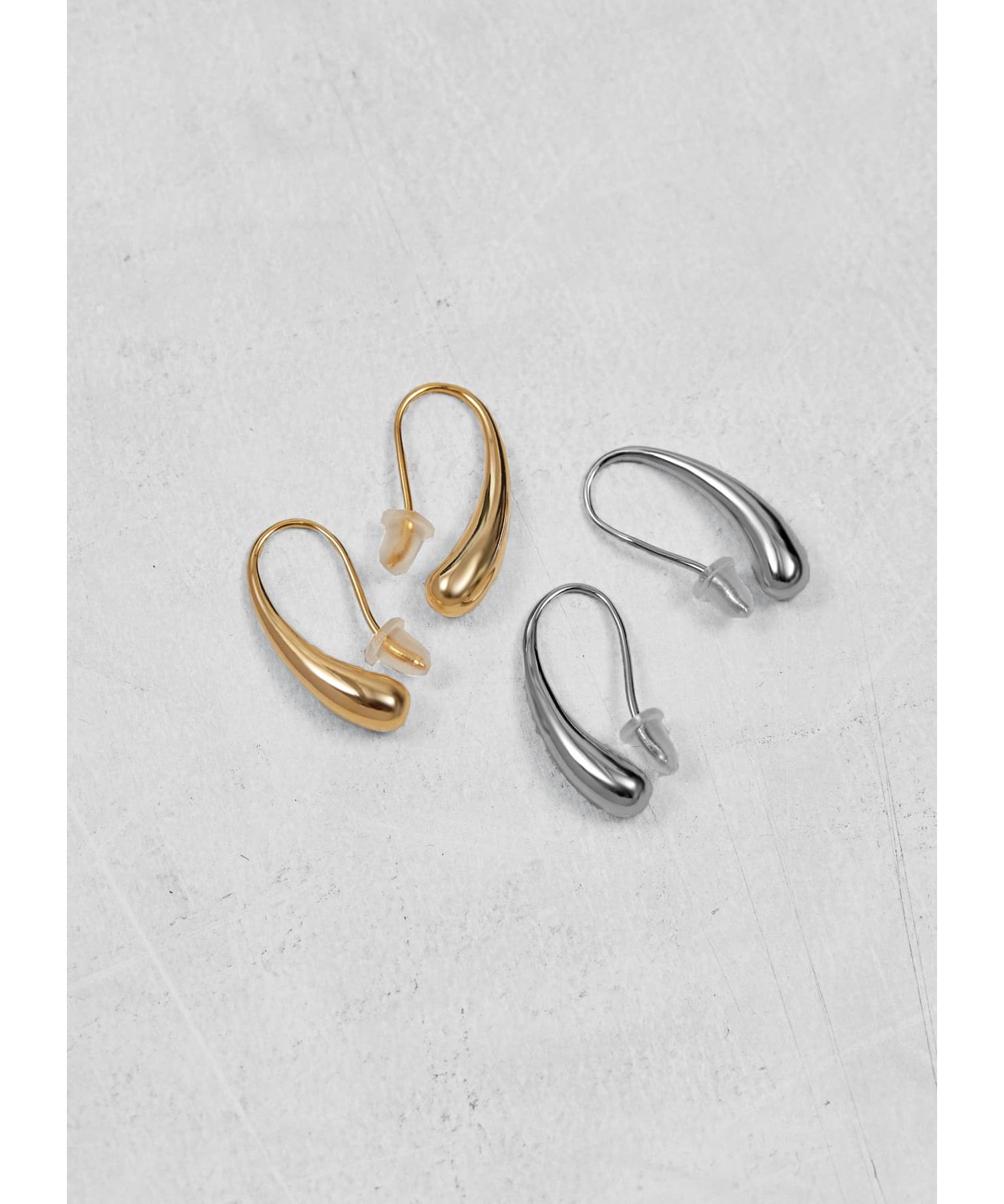 STYLE DELI「スリムドロップフックピアス」|ピアス|