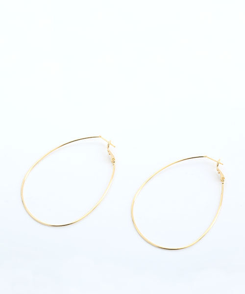 colleca la「大きめドロップフープピアス」|ピアス|