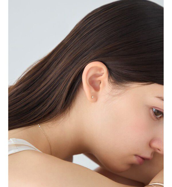 ete「[アイシーヴェール] K10IGG ダイヤモンド アイス ピアス」|ピアス|