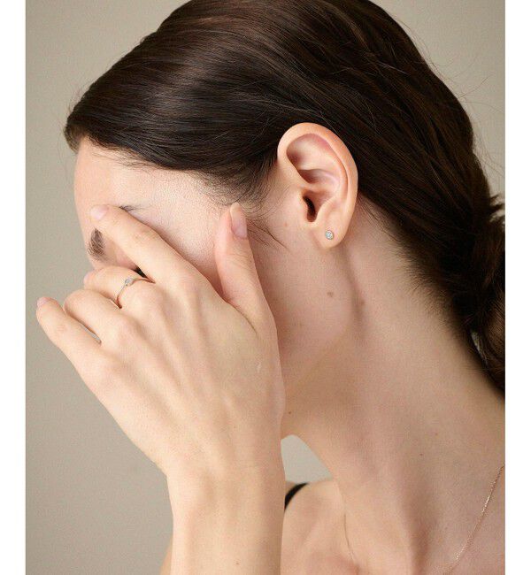 ete「[ブリリアント] K10MPG ダイヤモンド ピアス」|ピアス|