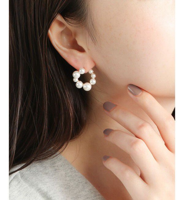 Jouete「パール サークルピアス」|ピアス|