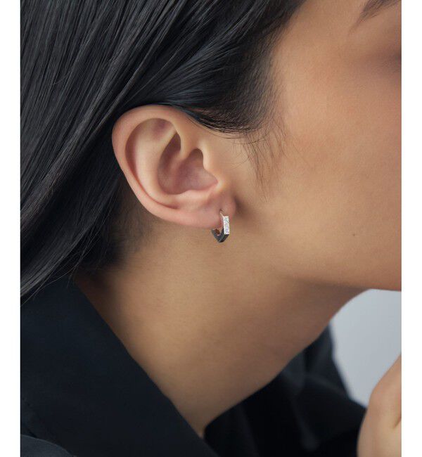 Jouete「[スナップピアス] ヘキサゴン ジルコニア」|ピアス|