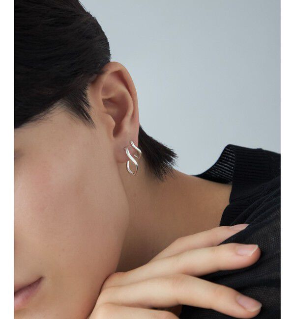 Jouete「[ダブルピアス] ウェーブ」|ピアス|
