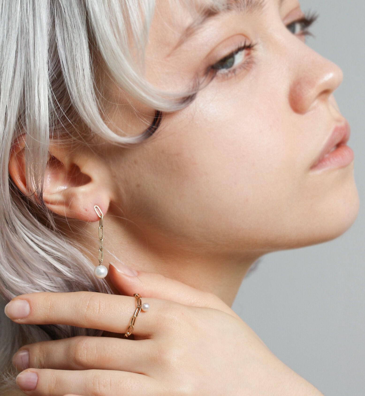  「パール ピアス | K10YG」|ピアス|