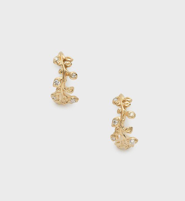 agete「K10ダイヤモンドピアス」|ピアス|