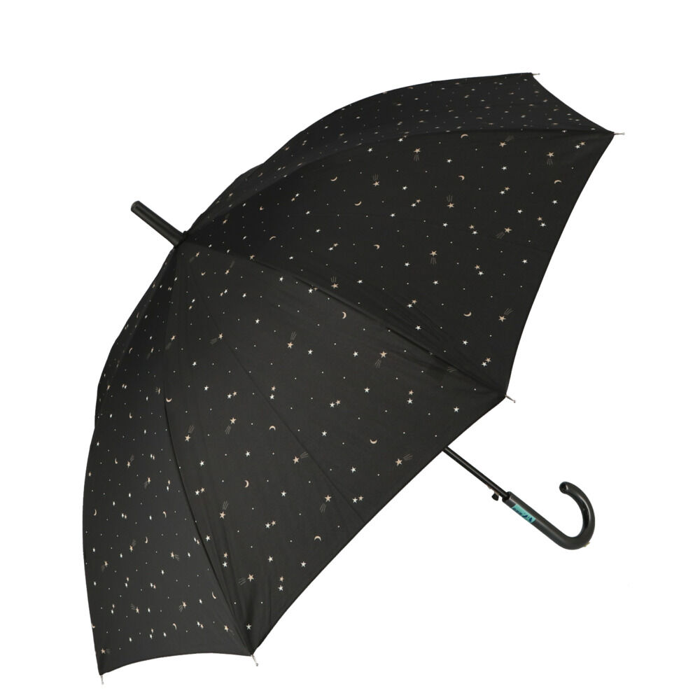 BACKYARD FAMILY「傘 レディース 耐風 通販 60cm 長傘 可愛い amusant sous la pluie」|傘|ブラック1