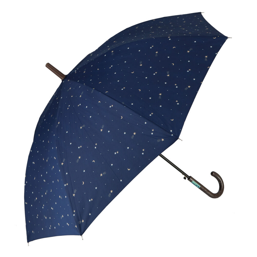 BACKYARD FAMILY「傘 レディース 耐風 通販 60cm 長傘 可愛い amusant sous la pluie」|傘|ブルー5