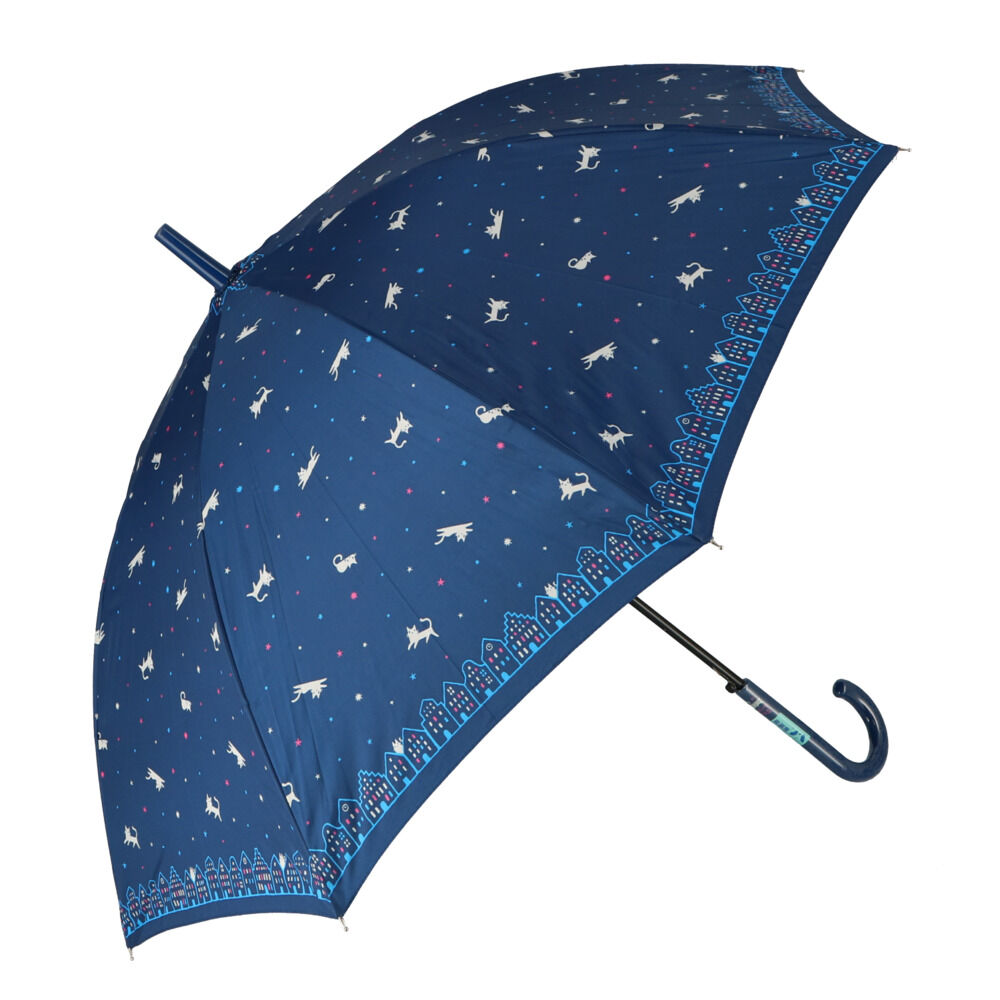 BACKYARD FAMILY「傘 レディース 耐風 通販 60cm 長傘 可愛い amusant sous la pluie」|傘|ブルー6