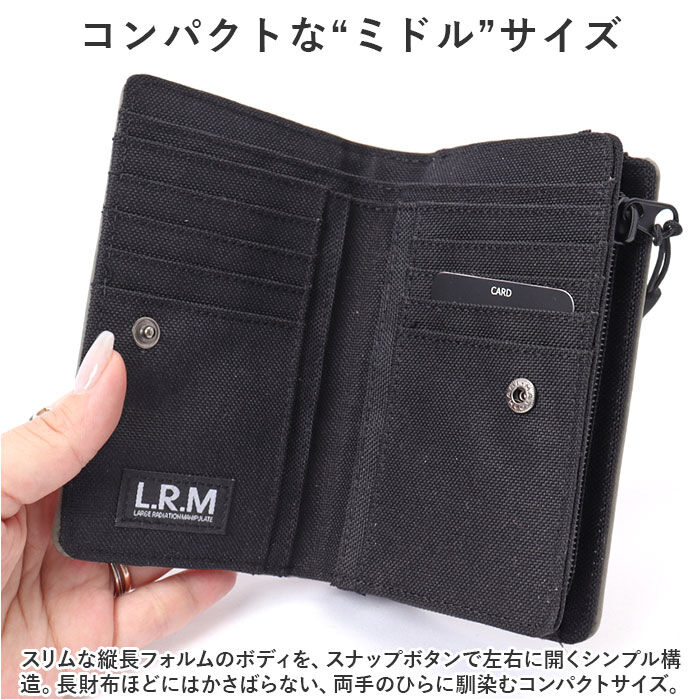 BACKYARD FAMILY「lrm 財布 CMK23-0964 通販 ミニ財布 折りたたみ財布 ミドルウォレット ファスナー」|財布|