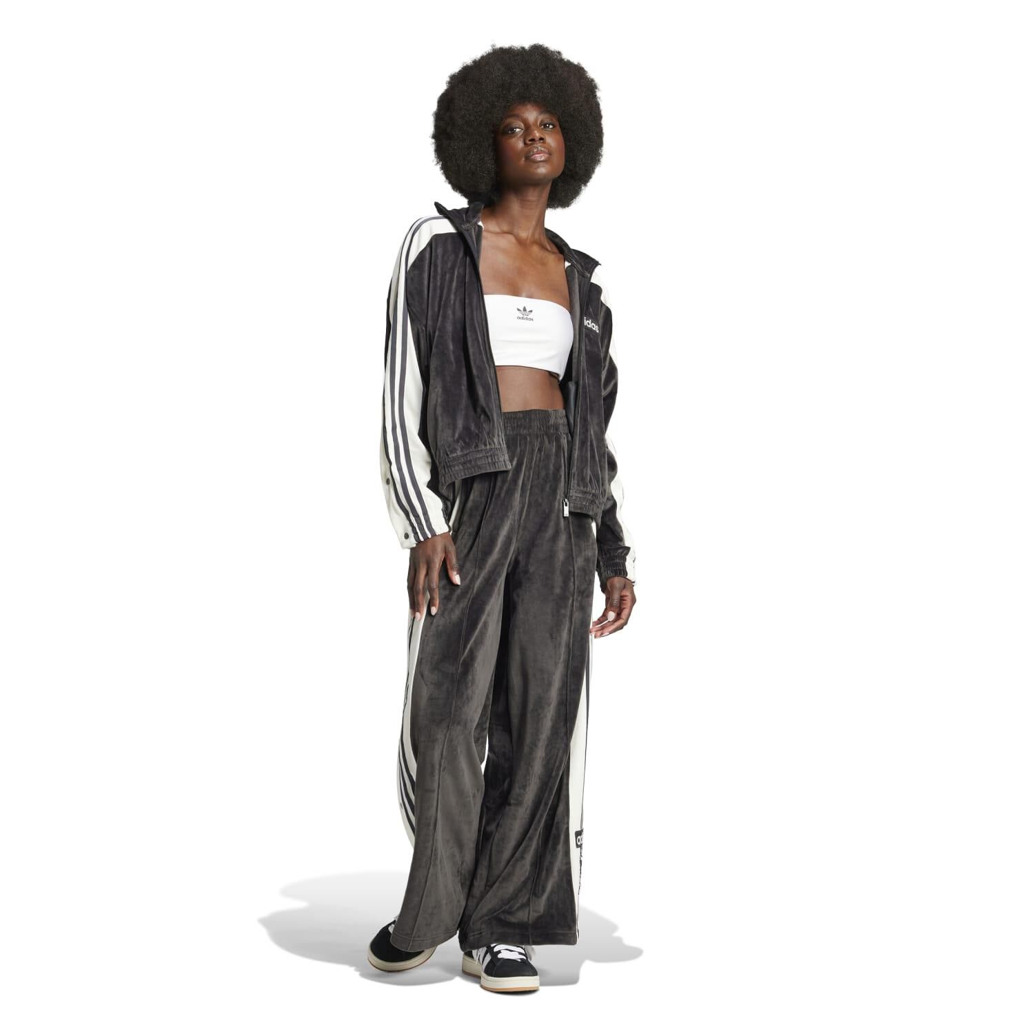 adidas「【ADIDAS ｳｪｱ】W ADIBREAK VELOUR TT」|ポロシャツ|