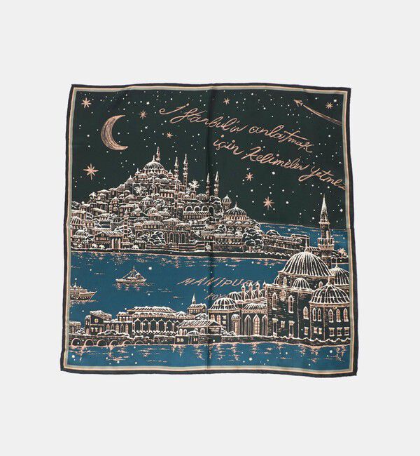 UNITED ARROWS「＜manipuri＞SILK 65&times;65 スカーフ 26FW」|バンダナ・スカーフ|