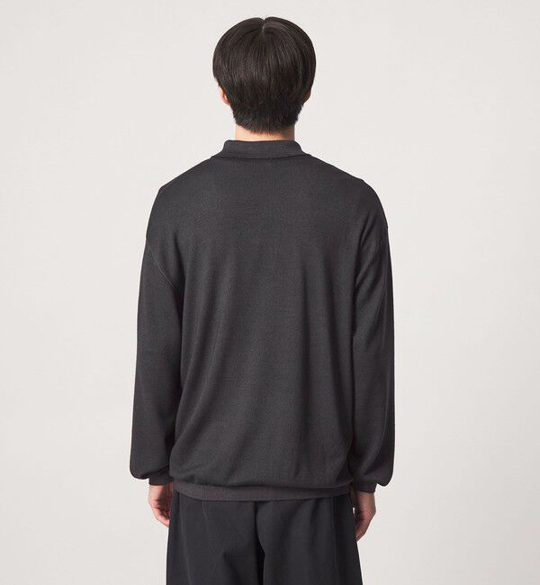 UNITED ARROWS green label relaxing「スノーダイ ウール ニット 長袖 ポロシャツ」|ニット・セーター|