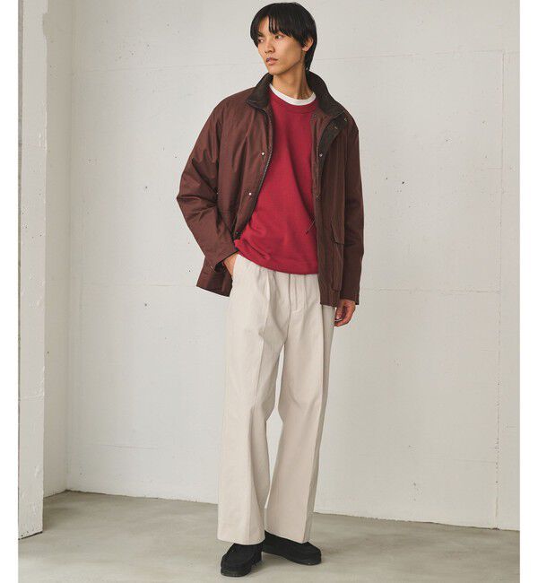 UNITED ARROWS green label relaxing「ハイツイスト 2P ワイド ストレート パンツ W5」|チノ|