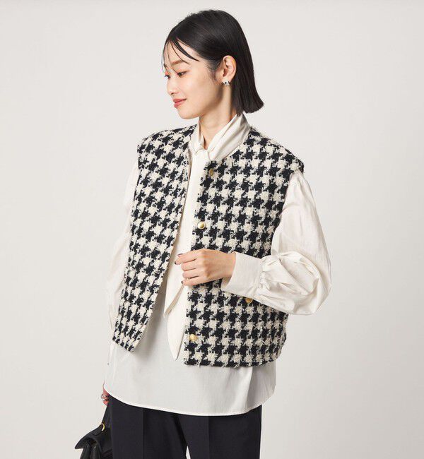 UNITED ARROWS green label relaxing「ファンシー チドリ ツイード ジレ ベスト」|ベスト・ジレ|