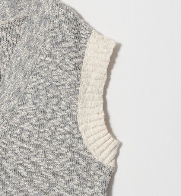 BEAUTY&YOUTH UNITED ARROWS「【別注】＜＋81BRANCA＞Vネック ニット ベスト」|ベスト・ジレ|