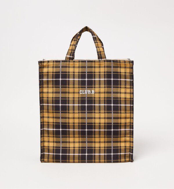 BEAUTY&YOUTH UNITED ARROWS「＜beej＞タータンチェック ボックス トートバッグ」|トートバッグ|
