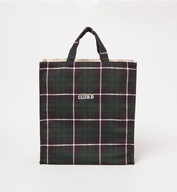 BEAUTY&YOUTH UNITED ARROWS「＜beej＞タータンチェック ボックス トートバッグ」|トートバッグ|KELLY