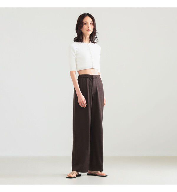BEAMS SELECTION for WOMEN「AURALEE / GIZA HIGH GAUGE RIB KNIT SHORT CARDIGAN」|ニット・セーター|