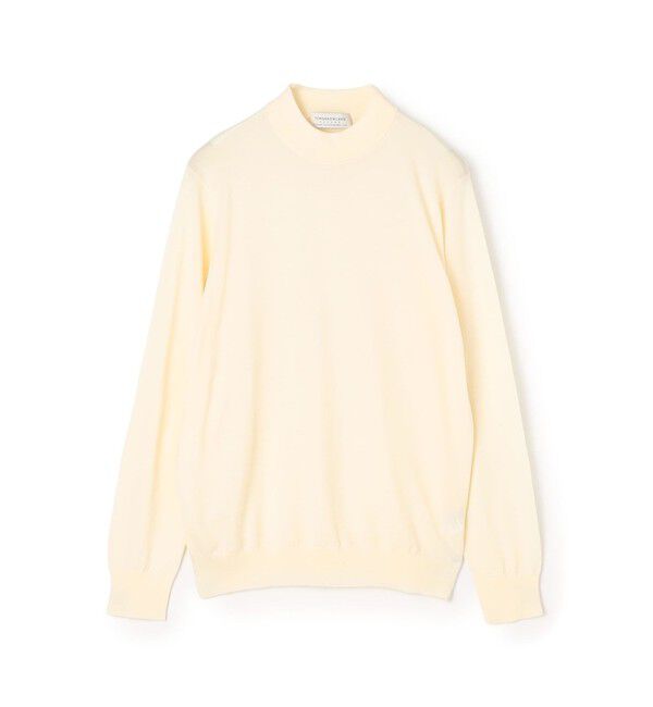 TOMORROWLAND MENS「TOMORROWLAND tricot スーパーファインメリノウール モックネックニット S-WOOL」|ニット・セーター|11 ホワイト