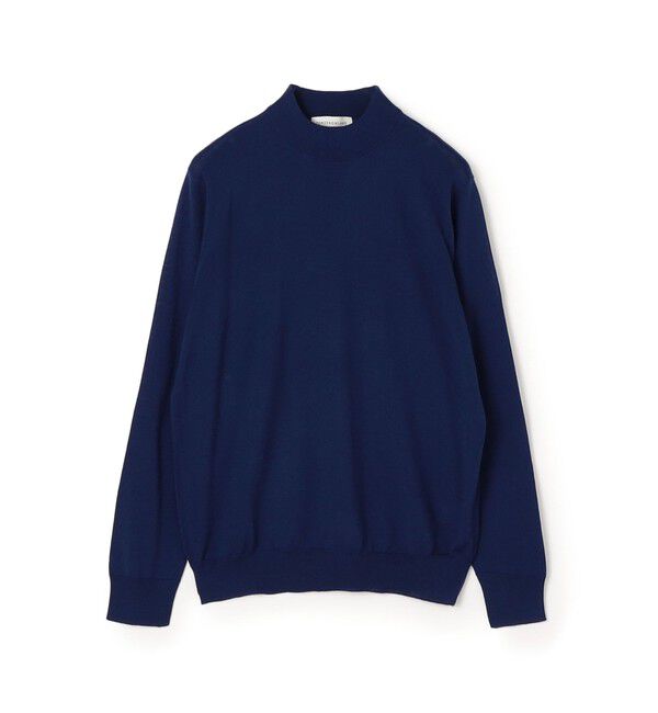 TOMORROWLAND MENS「TOMORROWLAND tricot スーパーファインメリノウール モックネックニット S-WOOL」|ニット・セーター|65 ロイヤルブルー