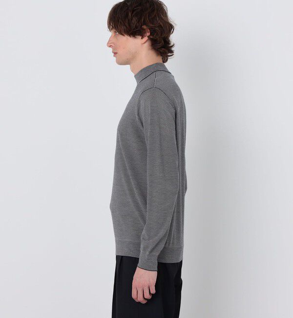 TOMORROWLAND MENS「TOMORROWLAND tricot スーパーファインメリノウール モックネックニット S-WOOL」|ニット・セーター|