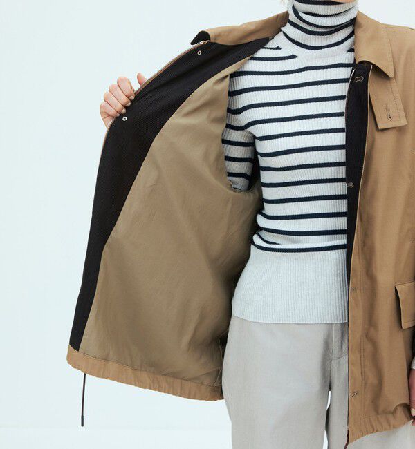GALERIE VIE「パウダーコットンギャバジン ショートコート」|その他|